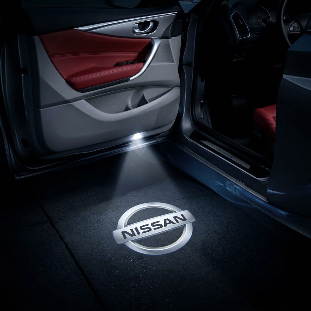 Nissan LED door logo projector