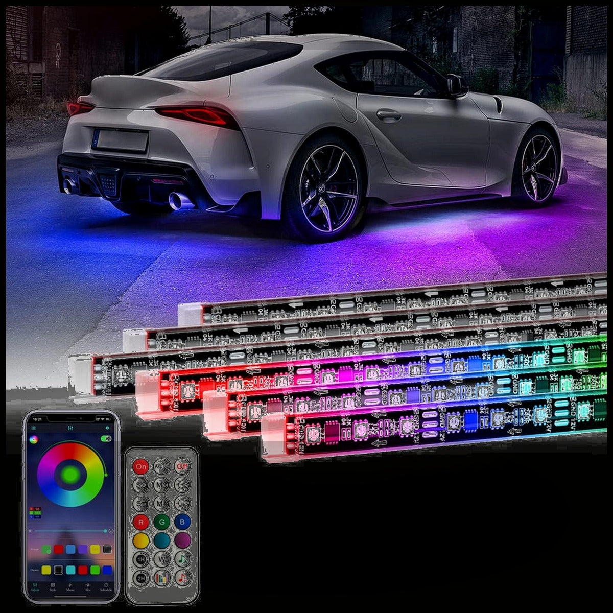 RGB ambient interior LED kit homepage